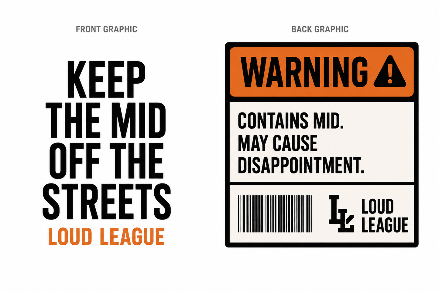 Keep The Mid Off The Streets Warning T-shirt