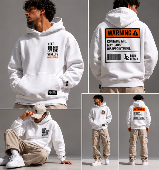 Keep The Mid Off The Streets - Warning Issue Hoodie